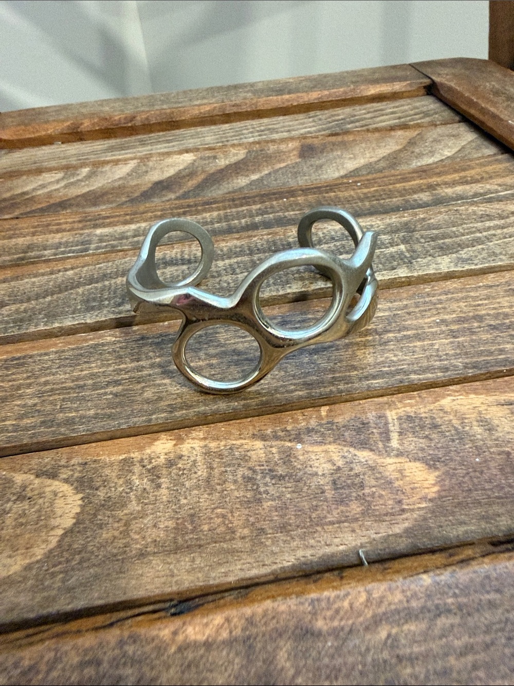 Stainless Steel Barber Shear Scissor Cuff Bracelet